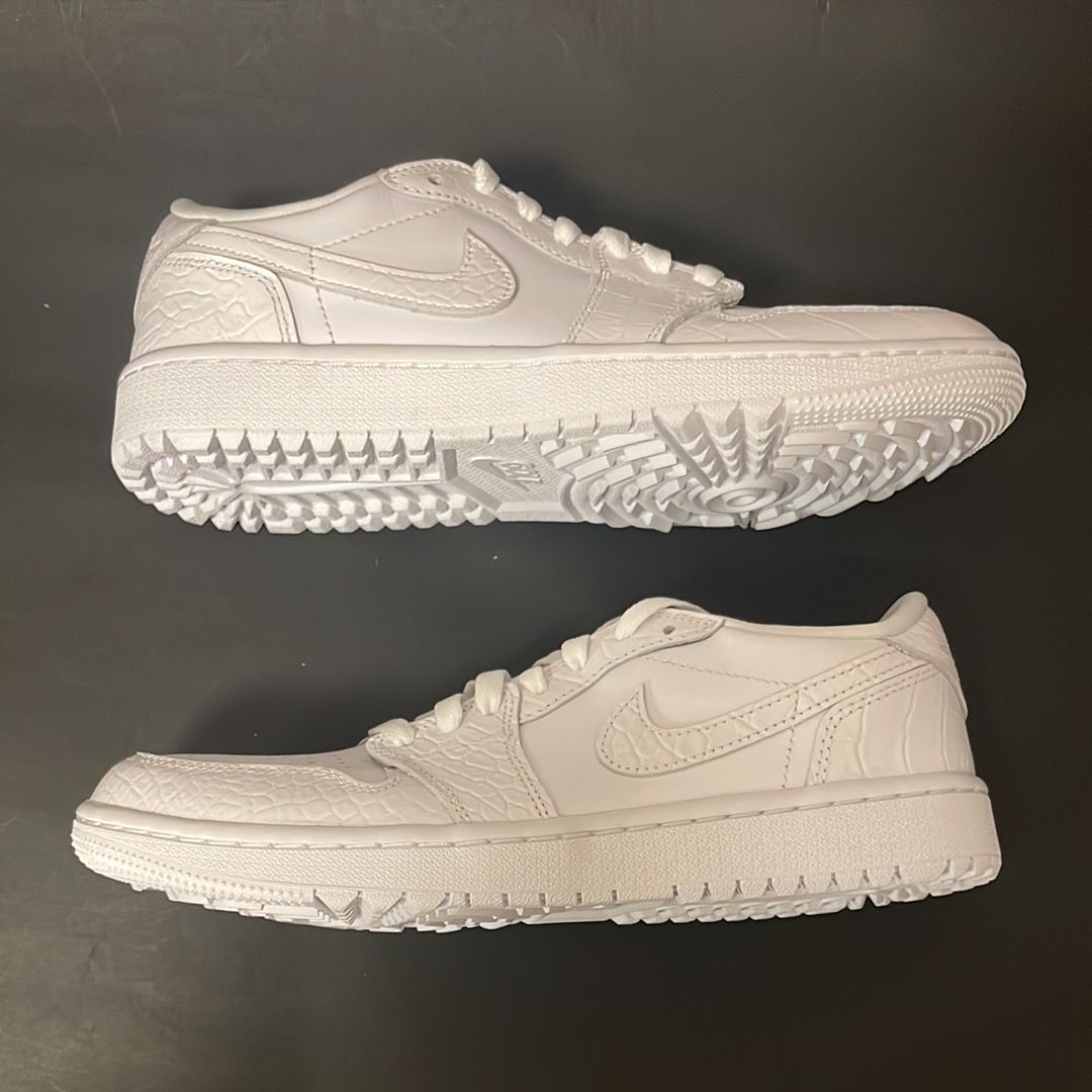 Nike Air Jordan 1 Low Golf "White Crocodile Skin"