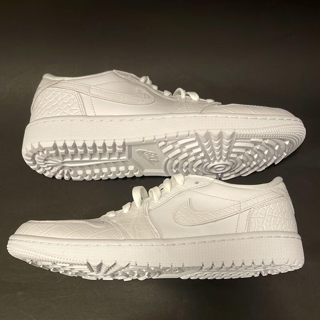 Nike Air Jordan 1 Low Golf "White Crocodile Skin"