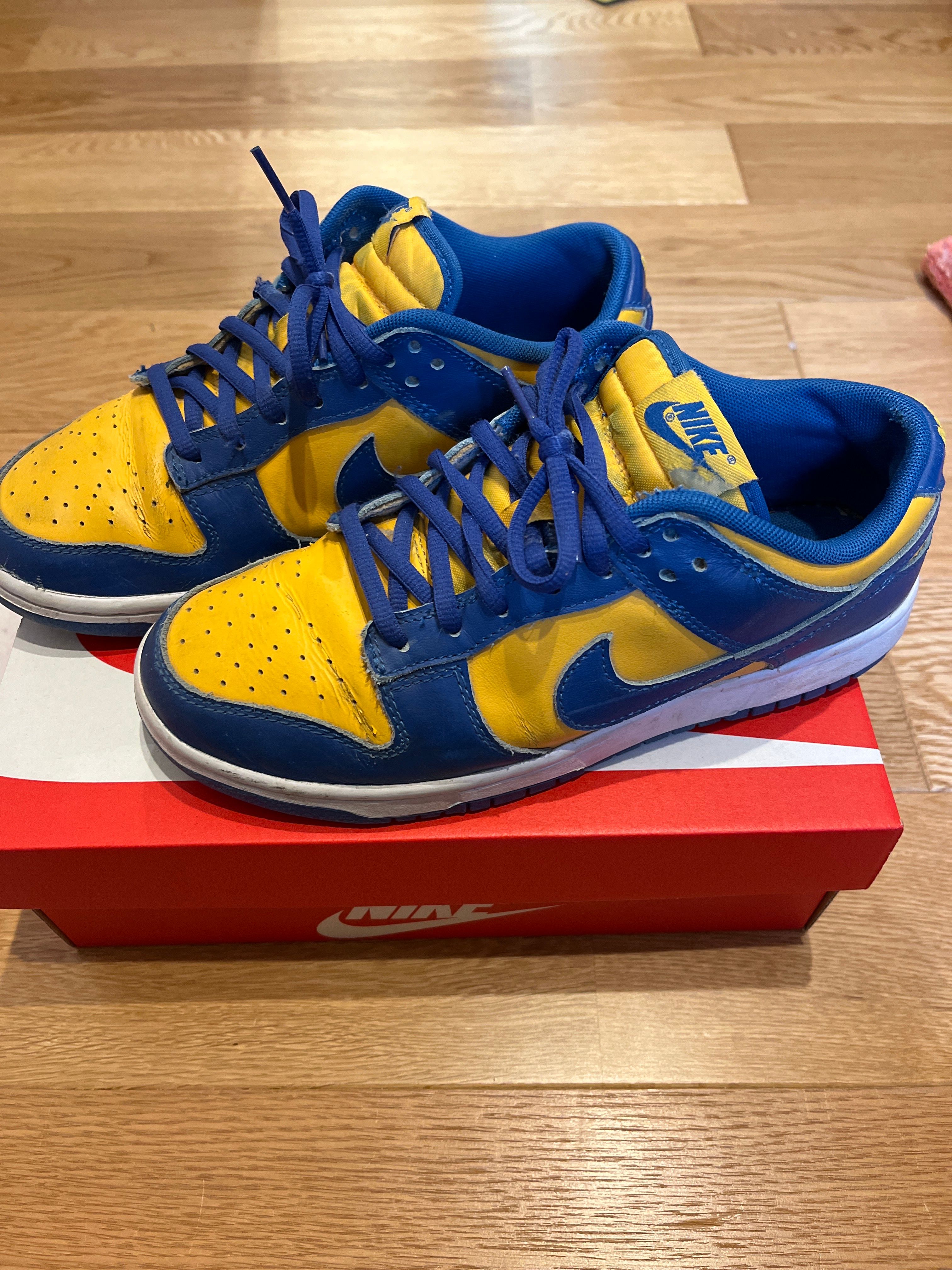 Nike Dunk Low "Blue Jay and University Gold"