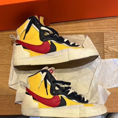 sacai × Nike Blazer Mid "Varsity Maize/Varsity Red"