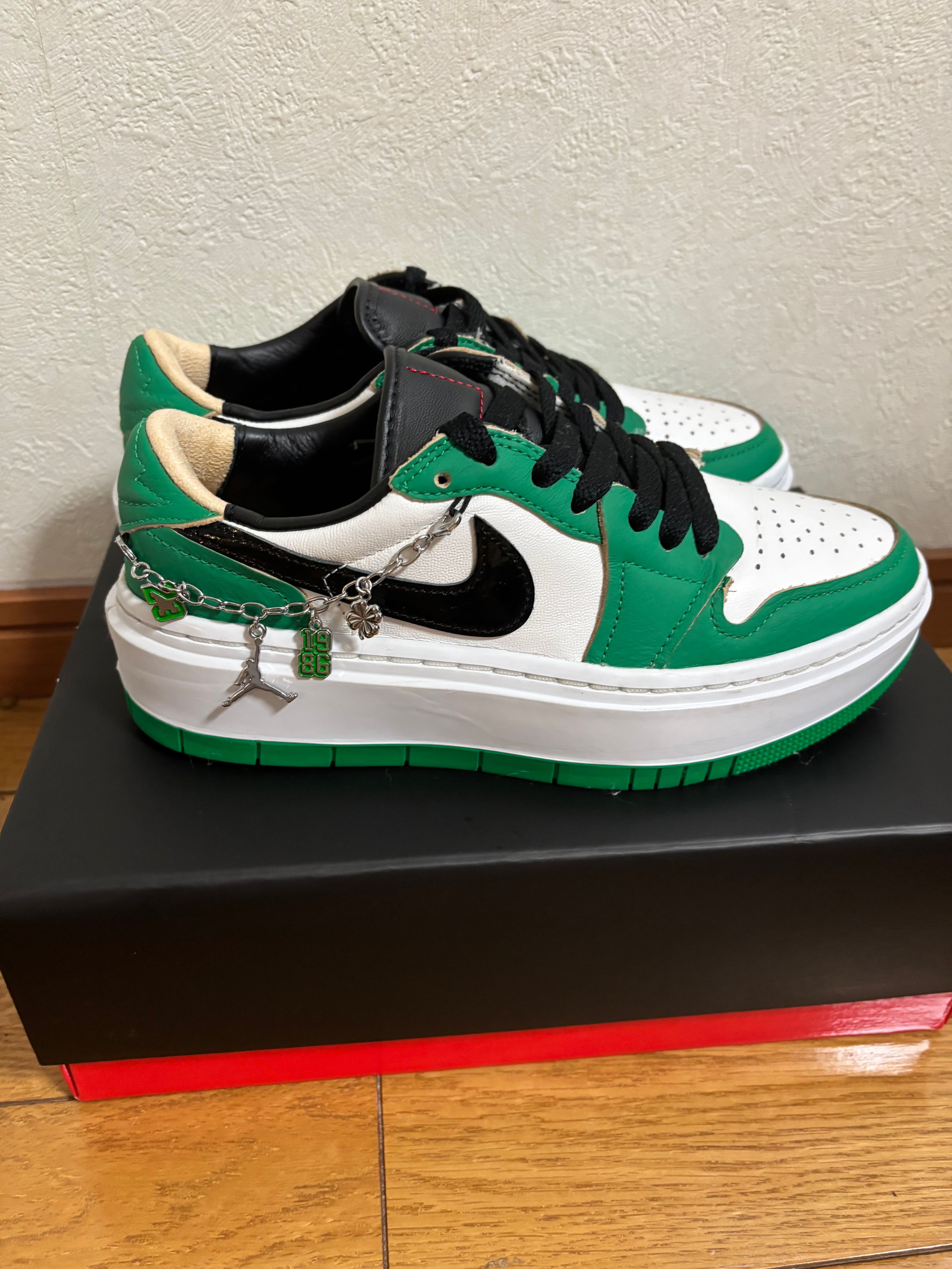 Nike Women's Air Jordan 1 Low Elevate "Lucky Green"