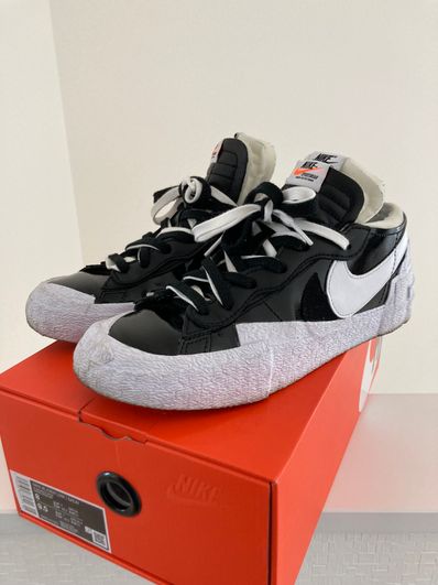 sacai × Nike Blazer Low "Black Patent Leather"