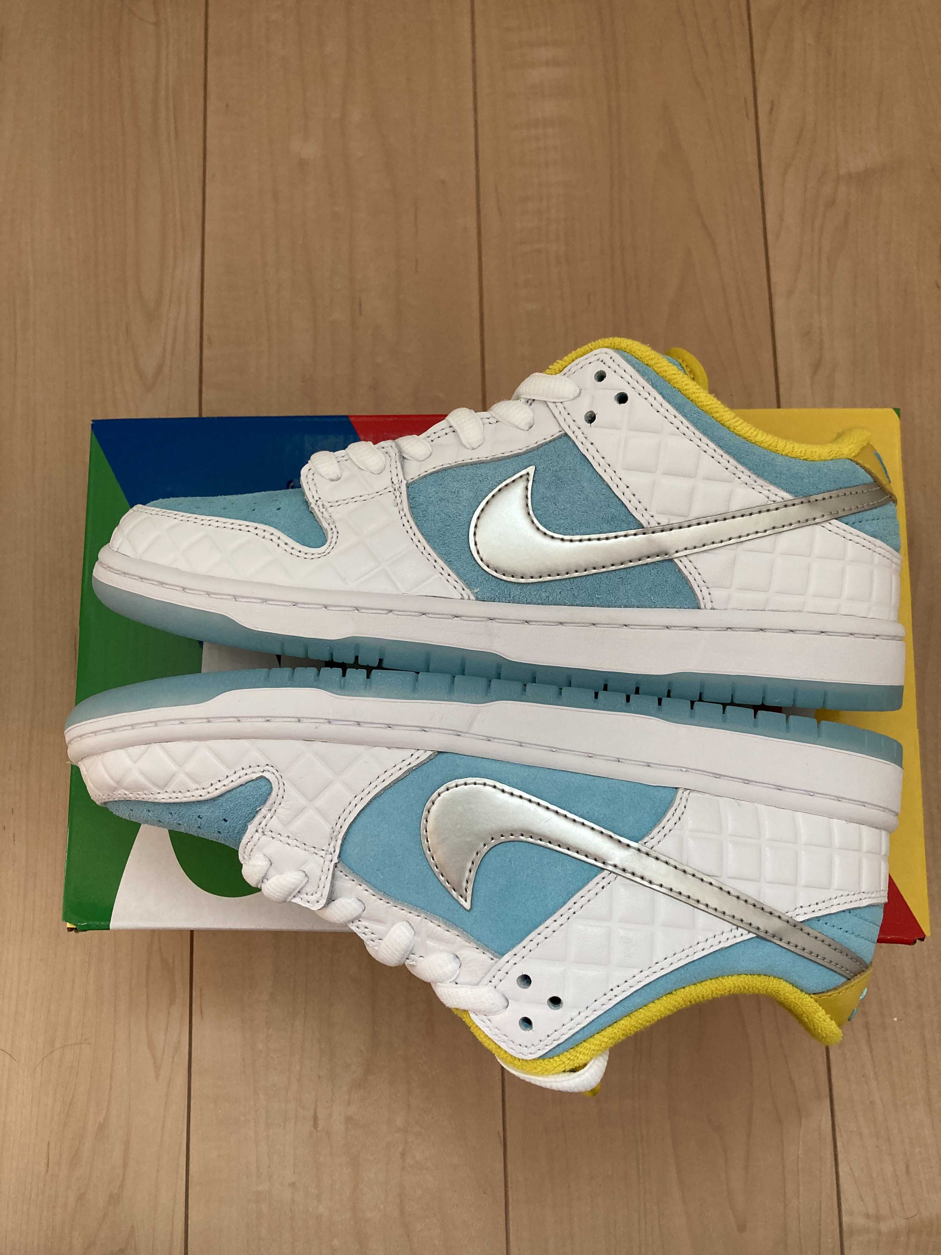 FTC × Nike SB Dunk Low "White/Blue"