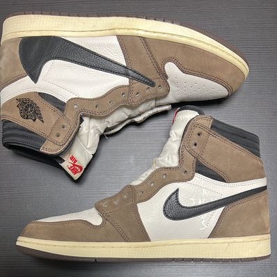 Travis Scott × Nike Air Jordan 1 Retro High OG TS SP "Sail/Dark Mocha"
