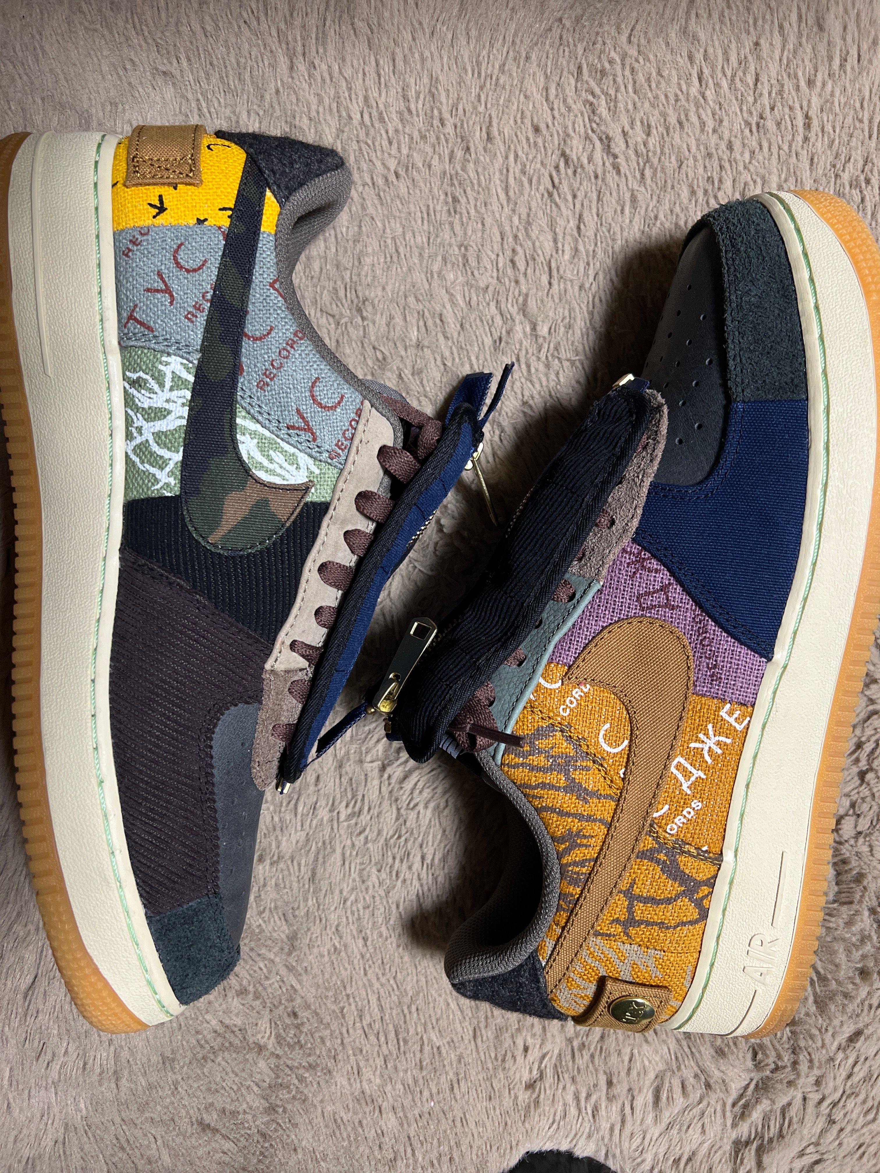 Travis Scott × Nike Air Force 1 Low Cactus Jack "Multi Color"