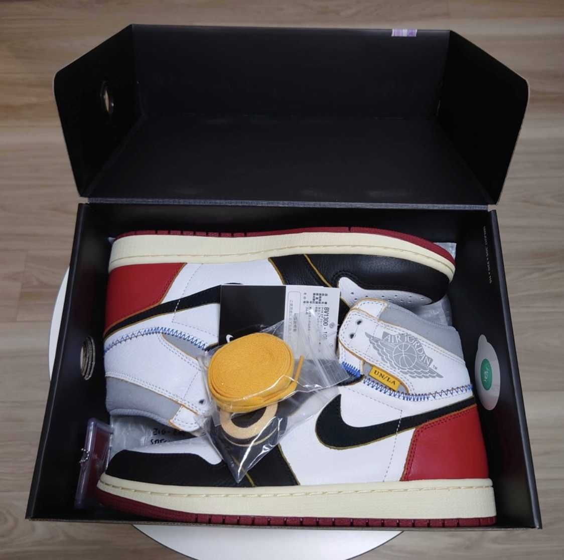 UNION × Nike Air Jordan 1 Retro High OG NRG "Varsity Red/Wolf Grey"