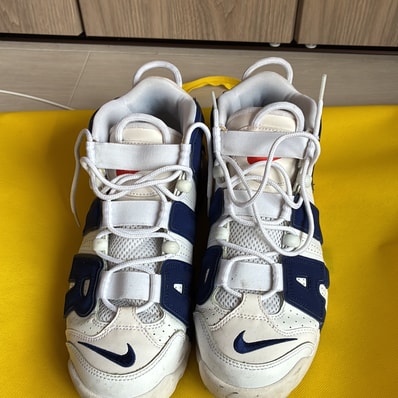 NIKE AIR MORE UPTEMPO 96 "WHITE/DEEP ROYAL BLUE"