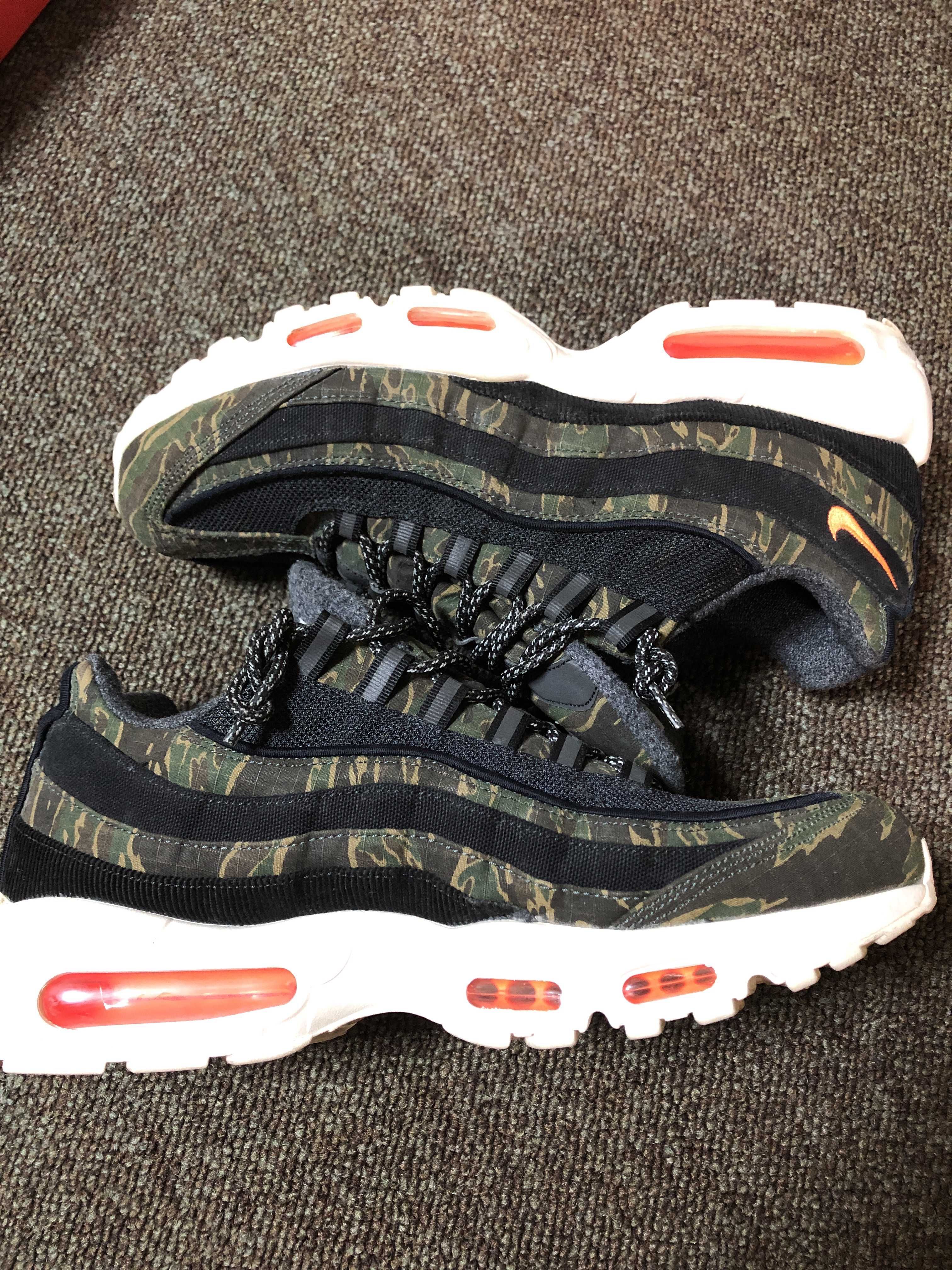 Carharte WIP × Nike Air Max 95 "Black/Sail/Total Orange"