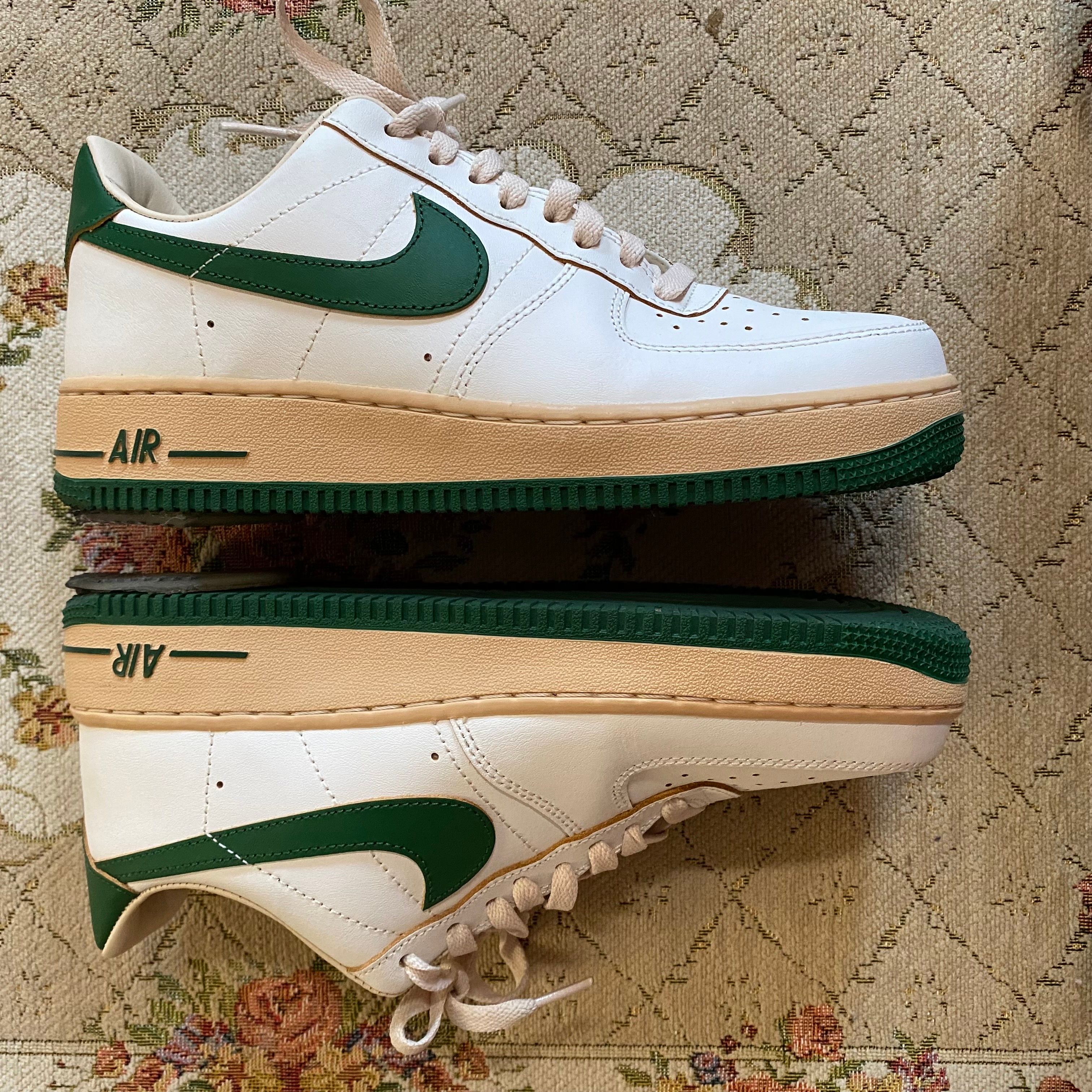 Nike Women's Air Force 1 Low "Green and Muslin"