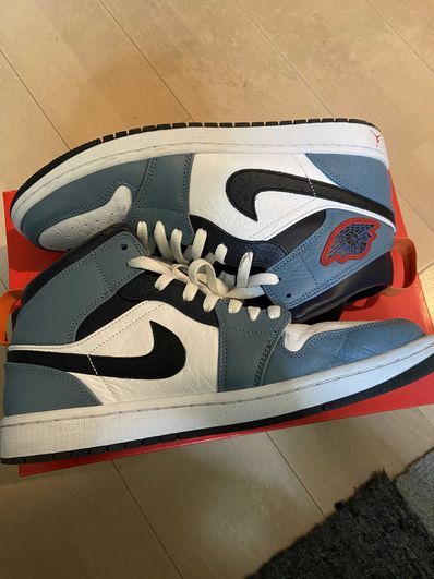 FACETASM × Nike Air Jordan 1 Mid "White/Navy"