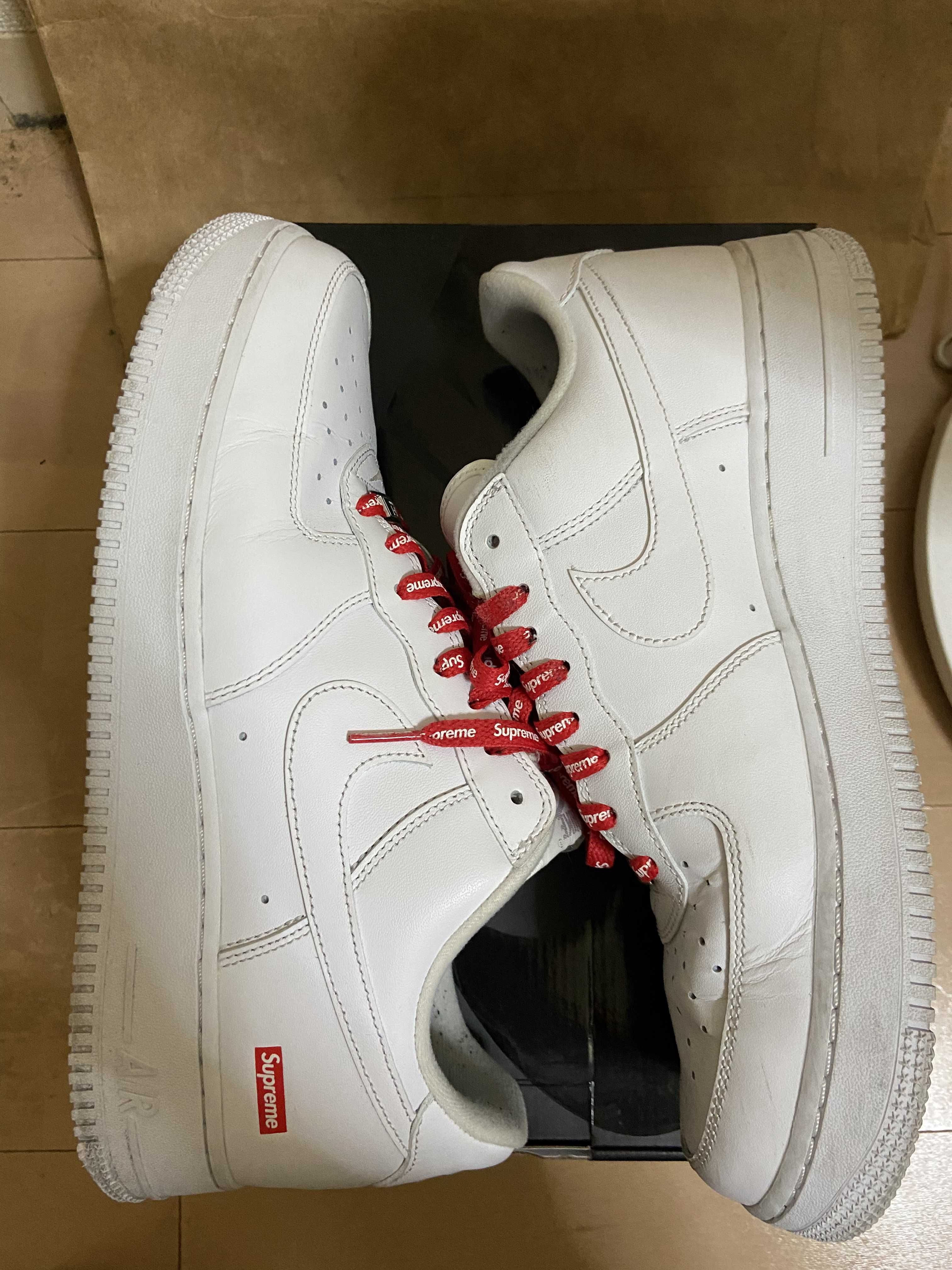 Supreme × Nike Air Force 1 Low "White"