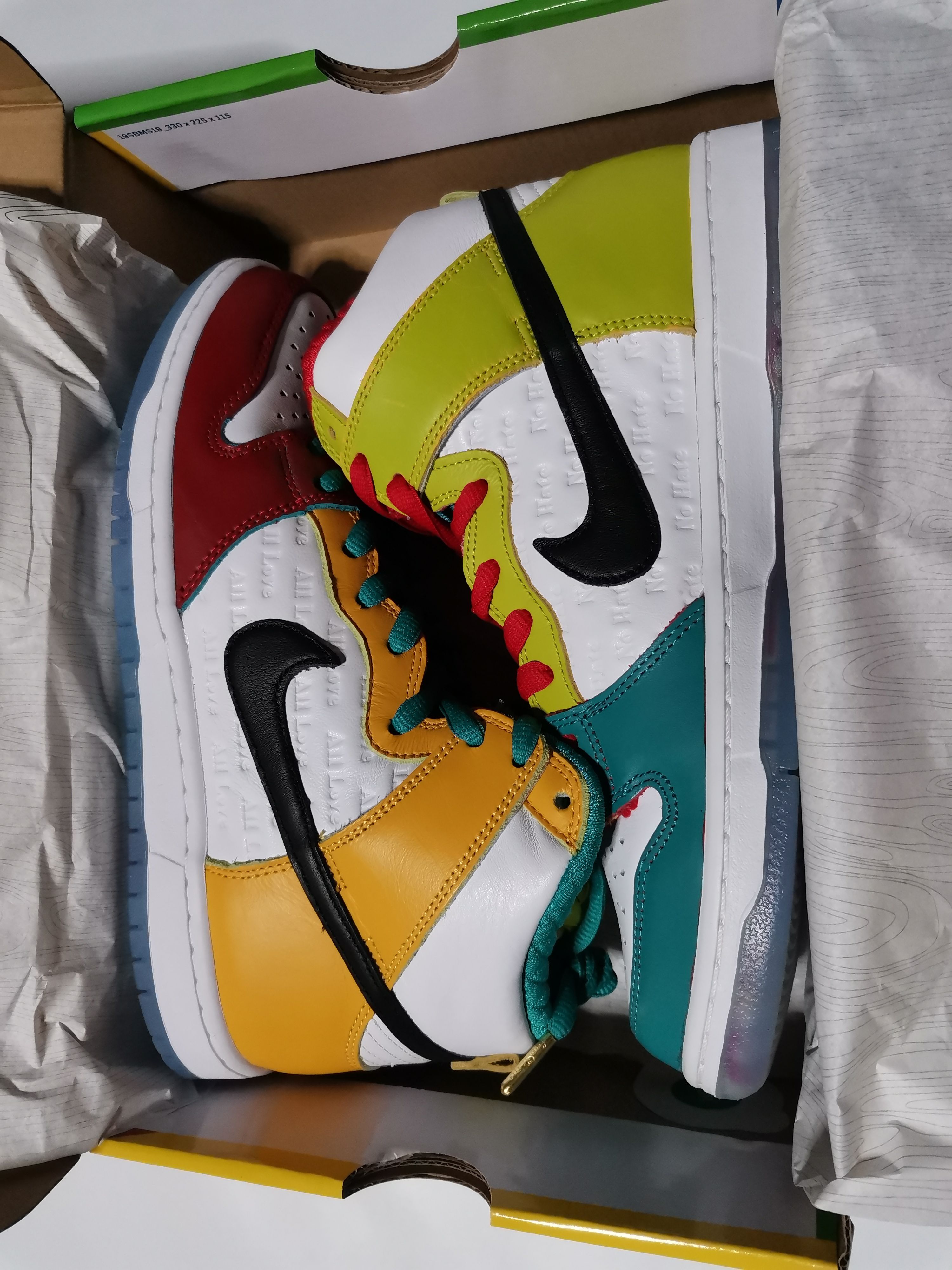 froSkate × Nike SB Dunk High Pro QS "All Love"