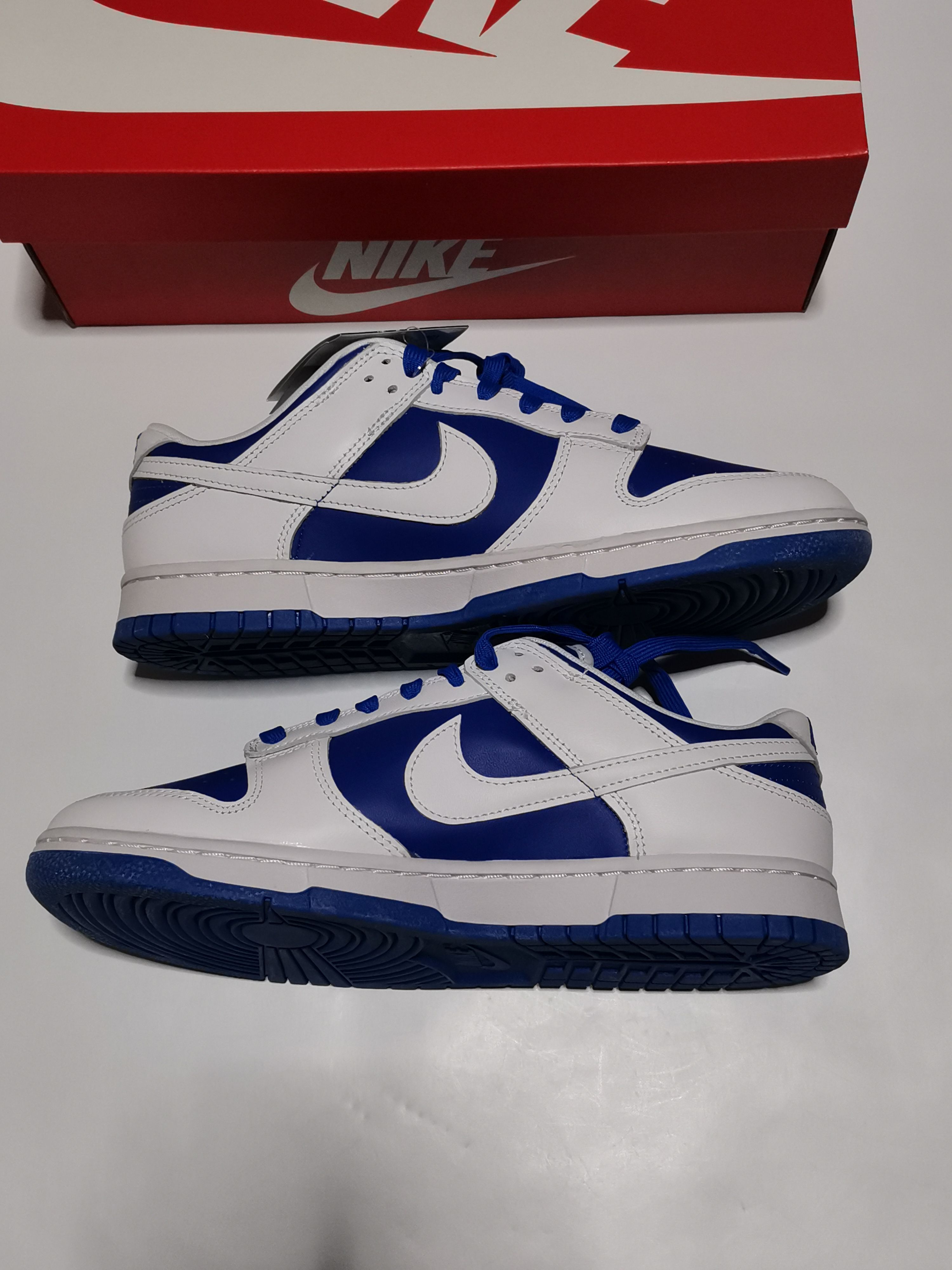 Nike Dunk Low Retro "Racer Blue and White"