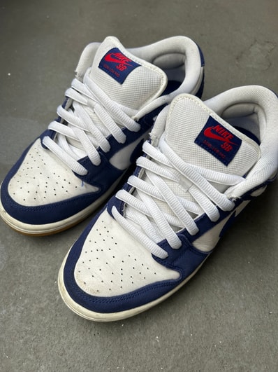 Nike SB Dunk Low "Los Angeles Dodgers/Deep Royal Blue"