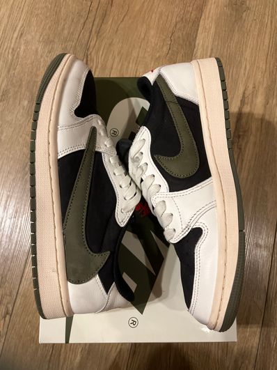 Travis Scott × Nike Women's Air Jordan 1 Low OG "Medium Olive"