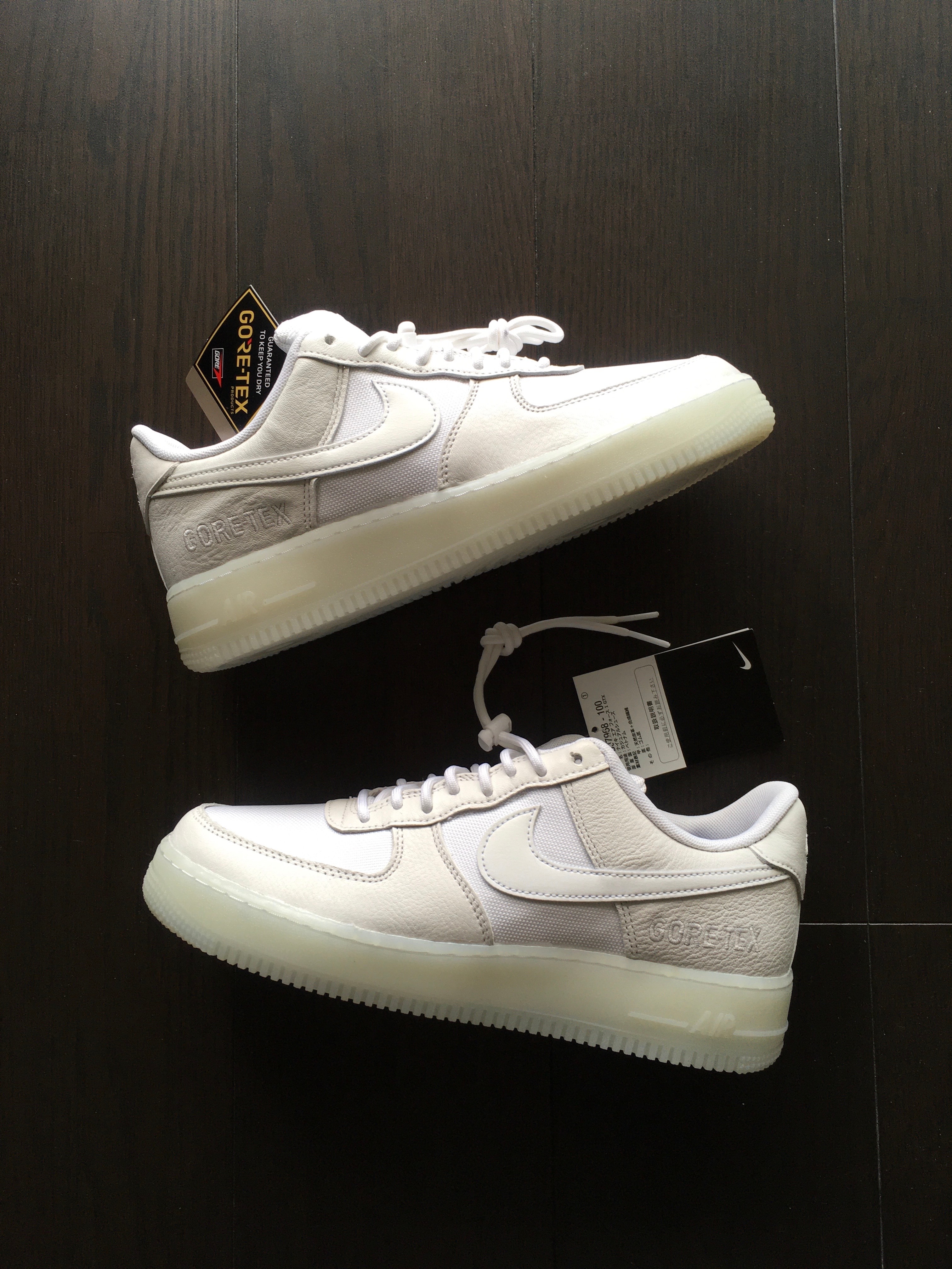 ナイキエアフォース１ ロー　ゴアテックス　ホワイト NIKE AIR FORCE 1 LOW GORE-TEX 