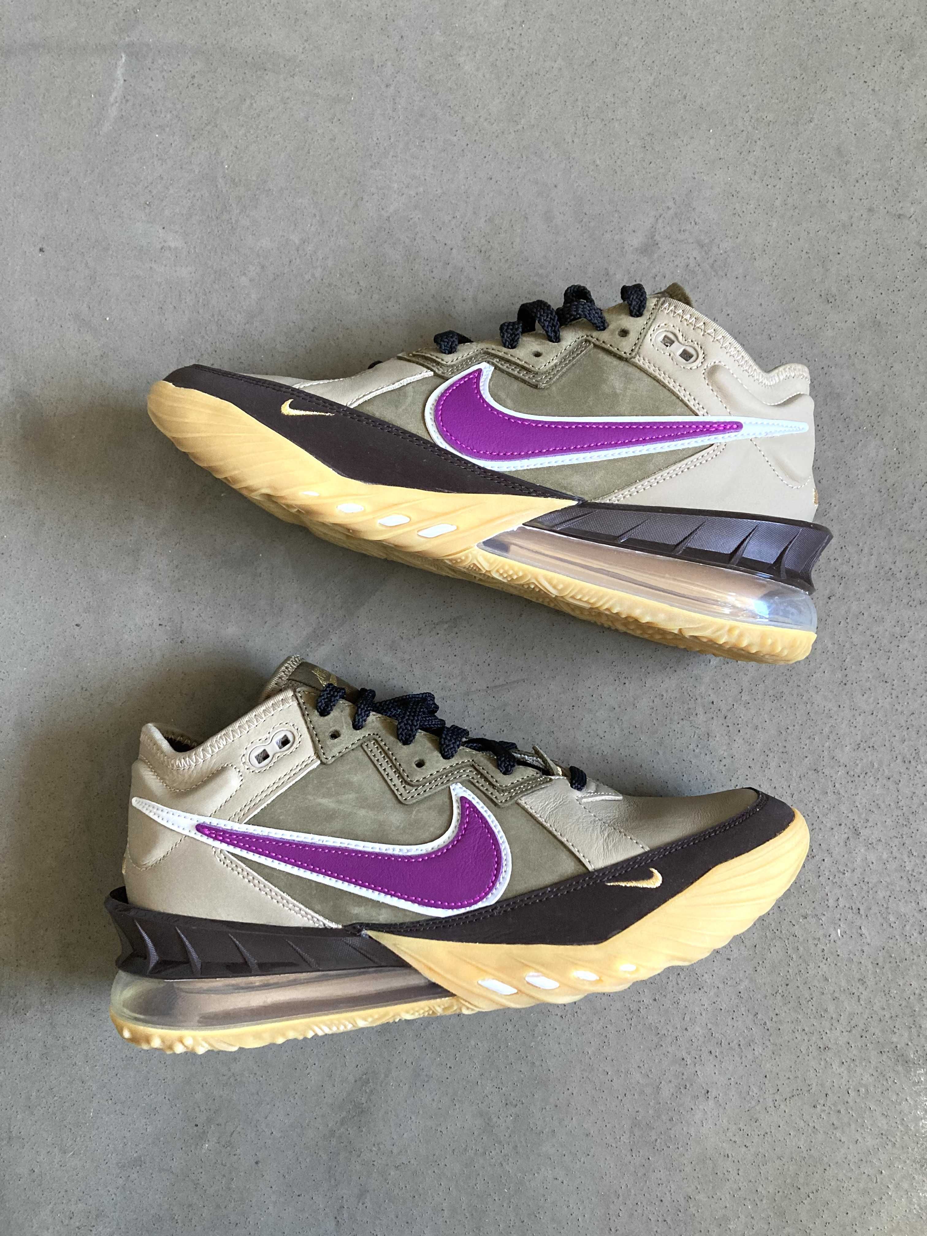 atmos × Nike LeBron 18 Low "Viotech"