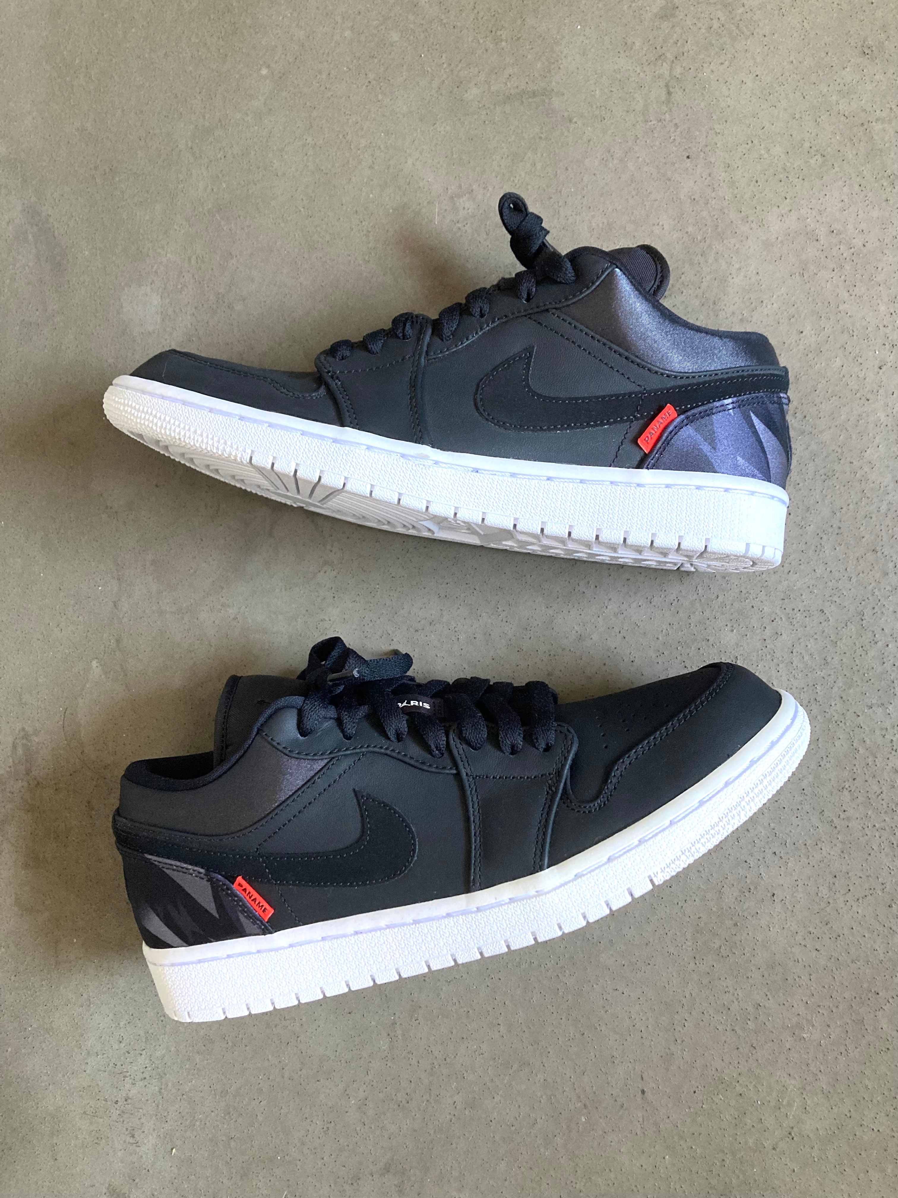 NIKE × PARIS SAINT GERMAIN AIR JORDAN 1 LOW PSG "BLACK"