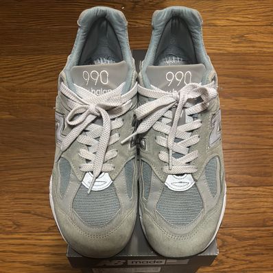 KITH × New Balance 990V2 "Storm Blue"