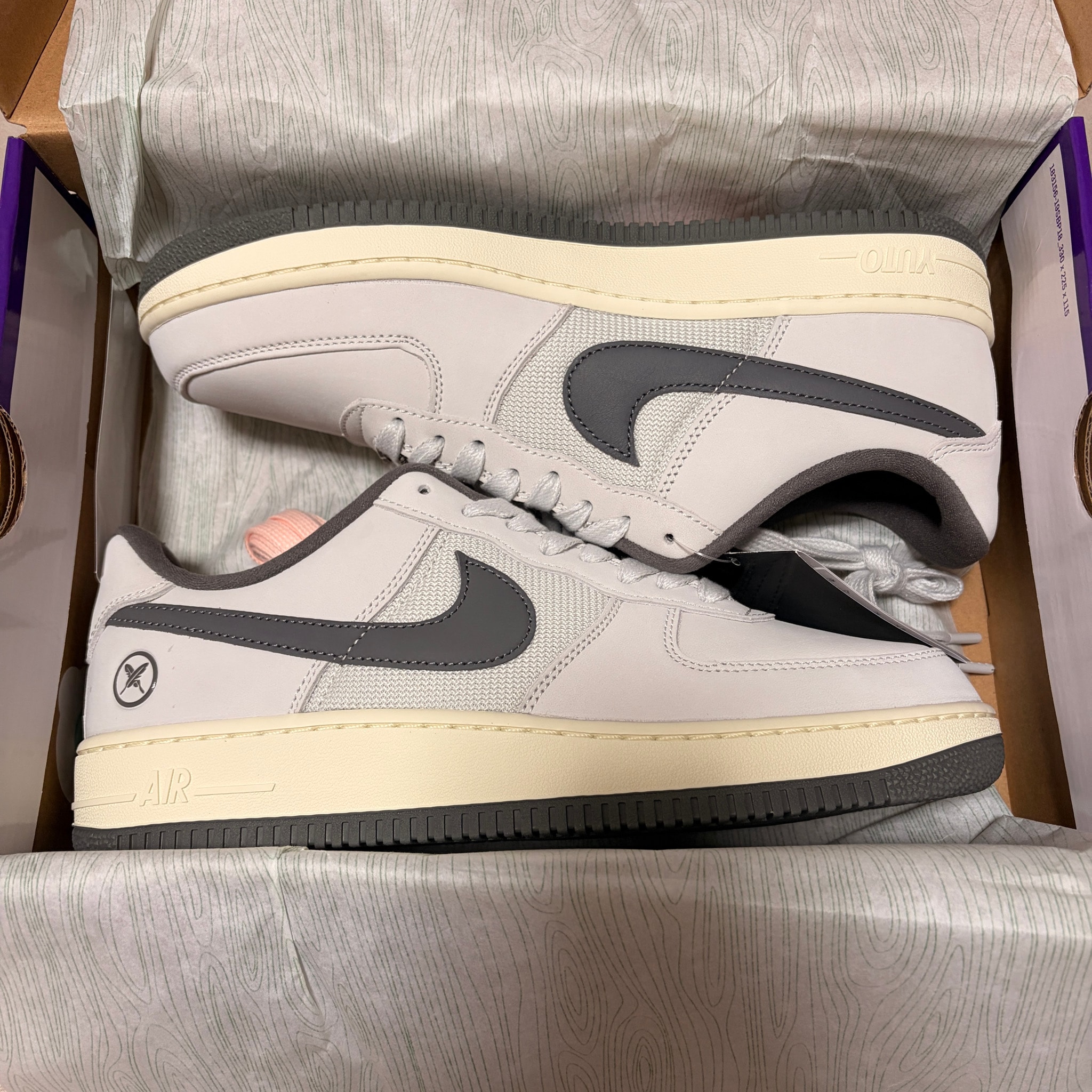 Yuto Horigome × Nike SB Air Force 1 Low "Light Bone/Iron Grey"
