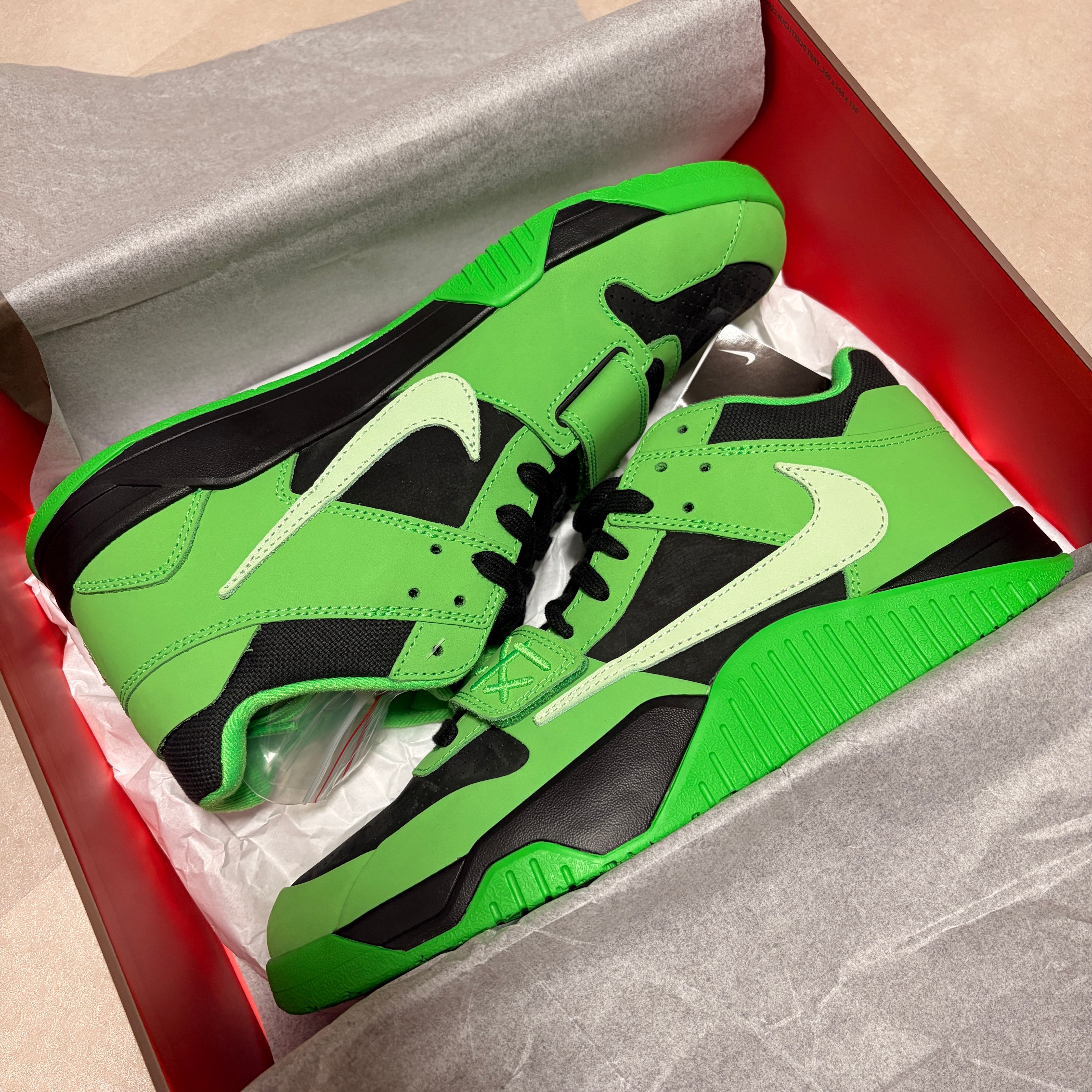 Travis Scott × Nike Jordan Jumpman Jack CJ1 T-Rexx "Green Spark"