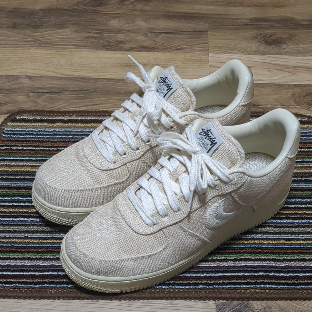 Stussy × Nike Air Force 1 Low "Fossil Stone"