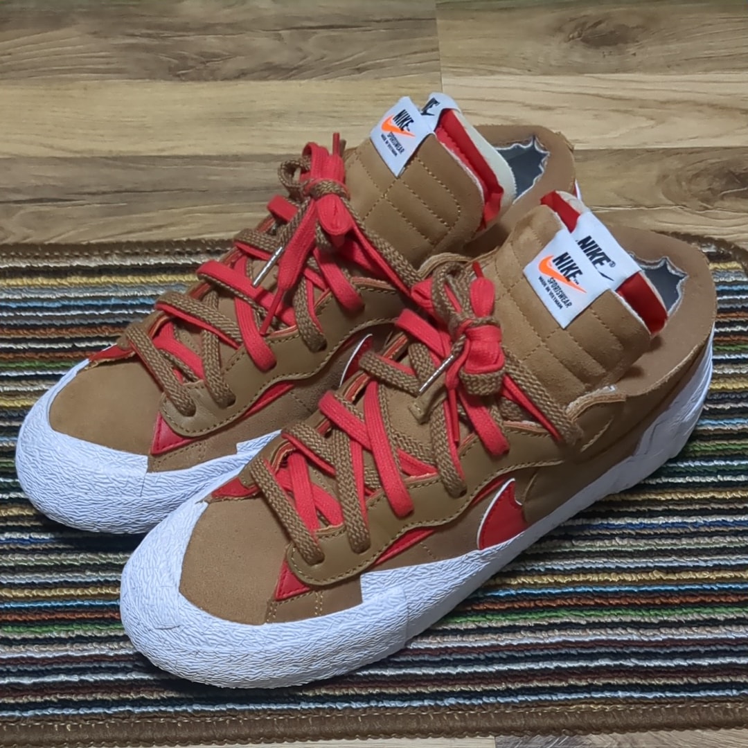 SACAI × NIKE BLAZER LOW "BRITISH TAN"