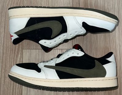 Travis Scott × Nike Women's Air Jordan 1 Low OG "Medium Olive"