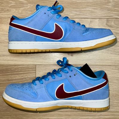 Nike SB Dunk Low Pro "Philadelphia Phillies/Valor Blue and Team Maroon"