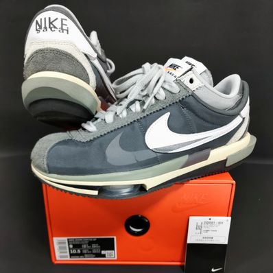 sacai × Nike Zoom Cortez "Iron Grey"