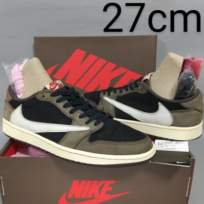 Travis Scott × Nike Air Jordan 1 Low OG SP-T "Black/Dark Mocha"