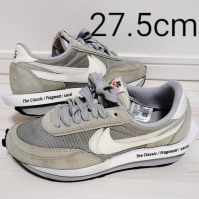 fragment design × sacai × Nike LD Waffle "Light Smoke Grey"