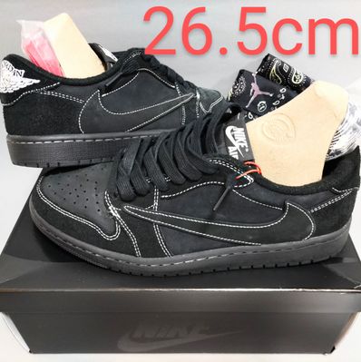 Travis Scott × Nike Air Jordan 1 Low OG SP "Black Phantom"