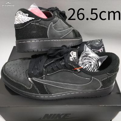 Travis Scott × Nike Air Jordan 1 Low OG SP "Black Phantom"