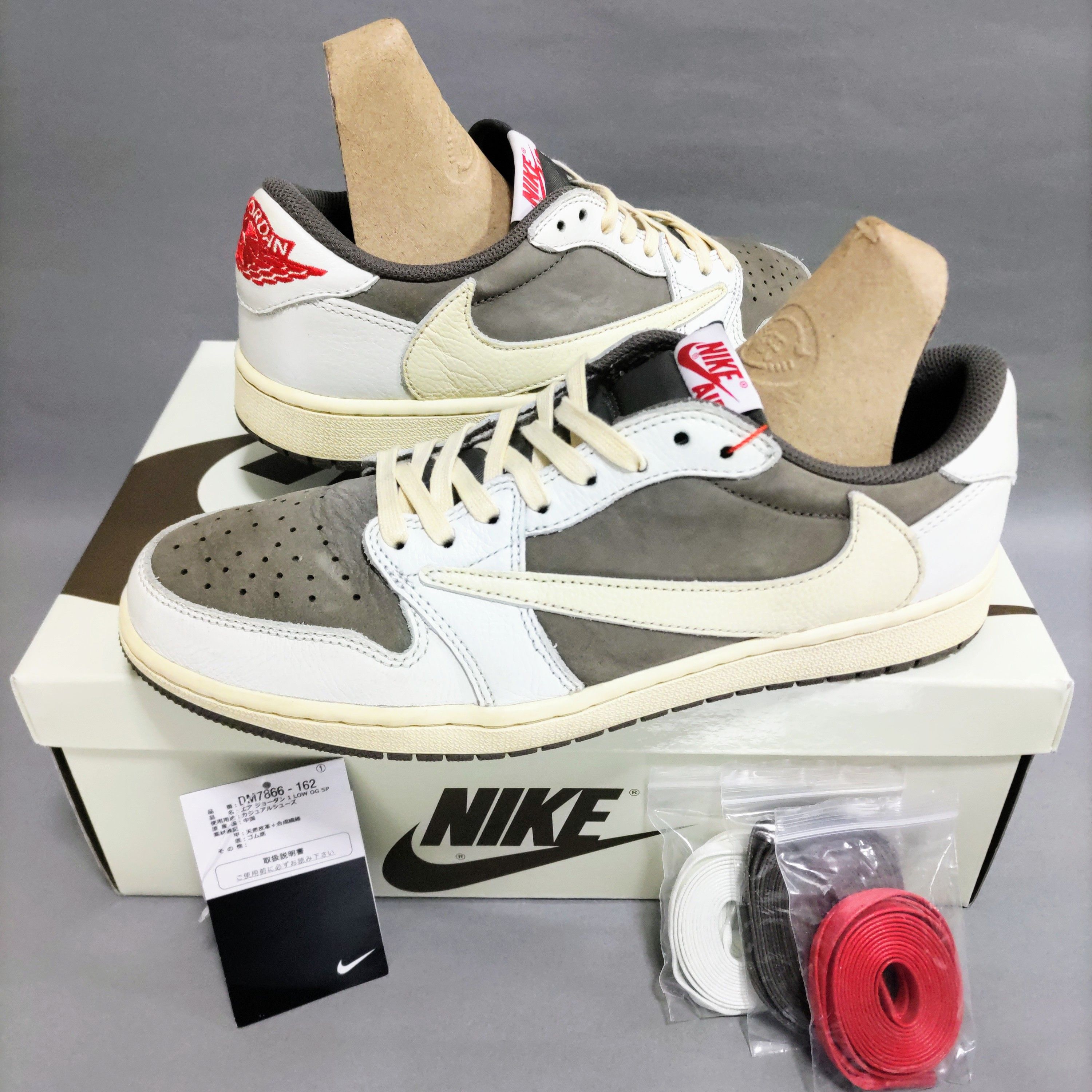 Travis Scott × Nike Air Jordan 1 Low OG SP "Reverse Mocha/Sail and Ridgerock"