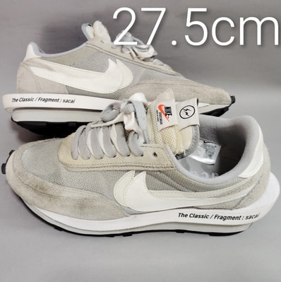 fragment design × sacai × Nike LD Waffle "Light Smoke Grey"