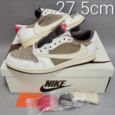 Travis Scott × Nike Air Jordan 1 Low OG SP "Reverse Mocha/Sail and Ridgerock"
