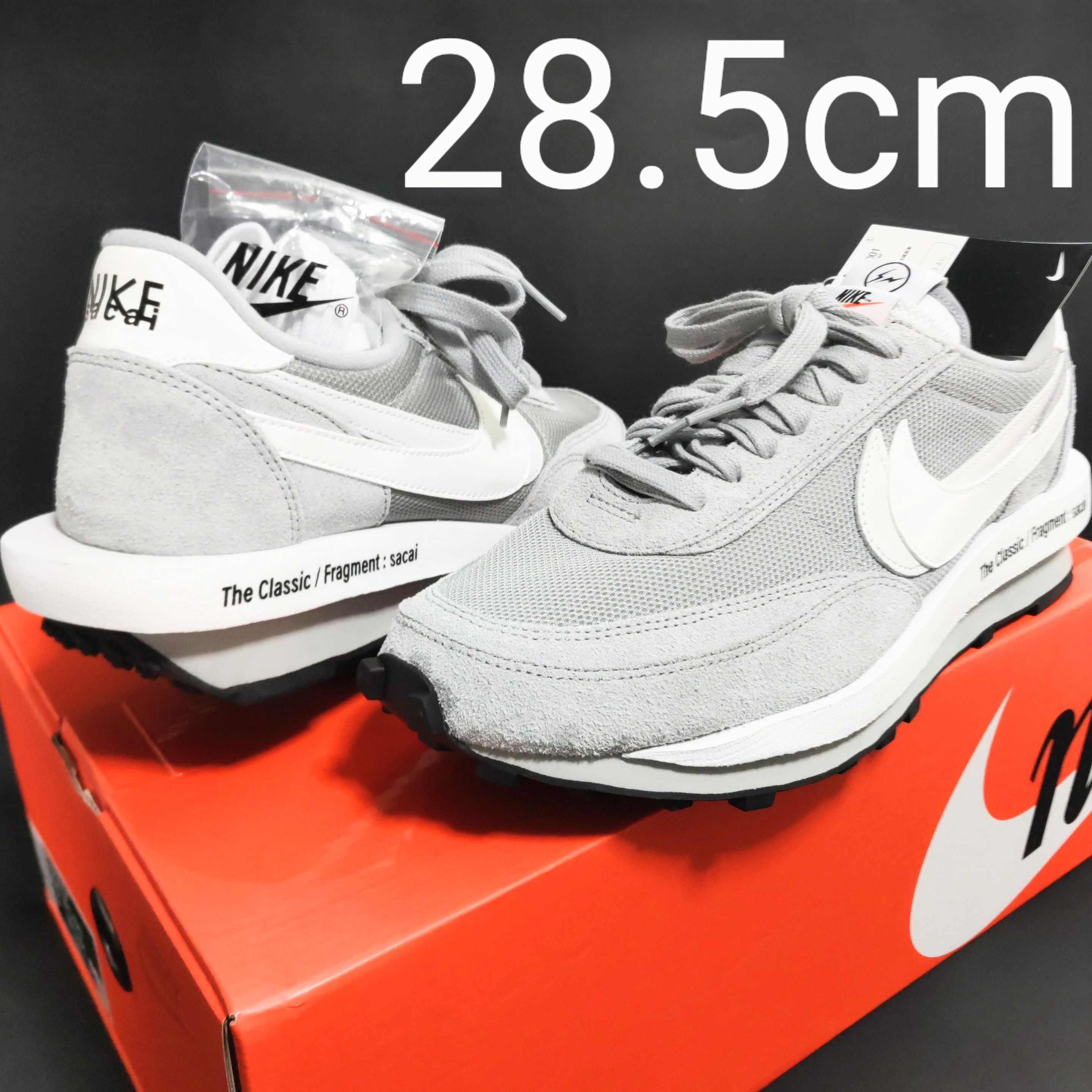 Fragment × sacai × Nike LD Waffle "Light Smoke Grey"