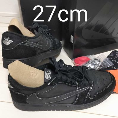 Travis Scott × Nike Air Jordan 1 Low OG SP "Black Phantom"
