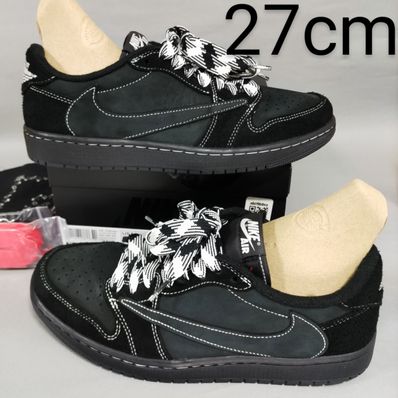 Travis Scott × Nike Air Jordan 1 Low OG SP "Black Phantom"