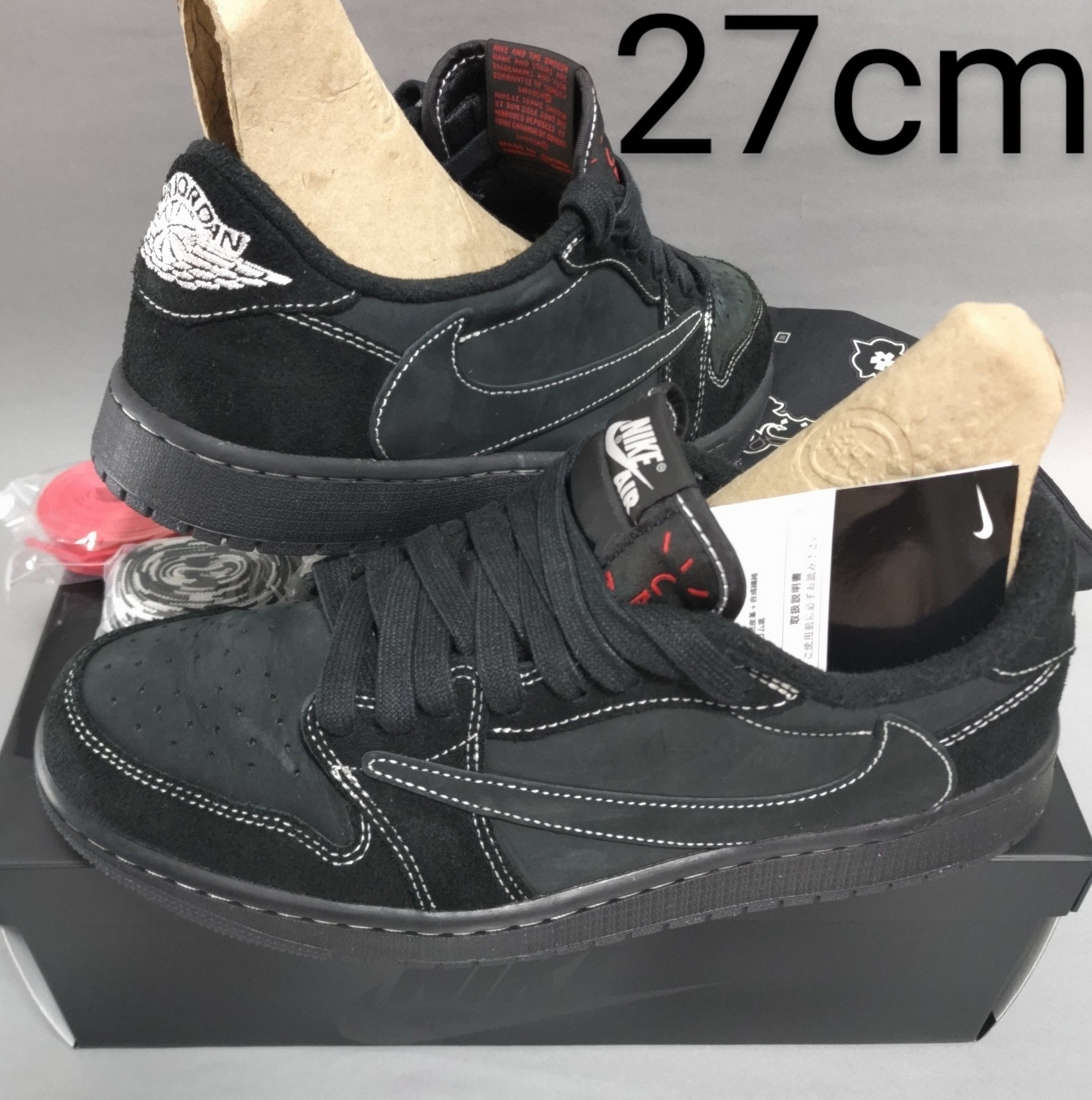 Travis Scott × Nike Air Jordan 1 Low OG SP "Black Phantom"
