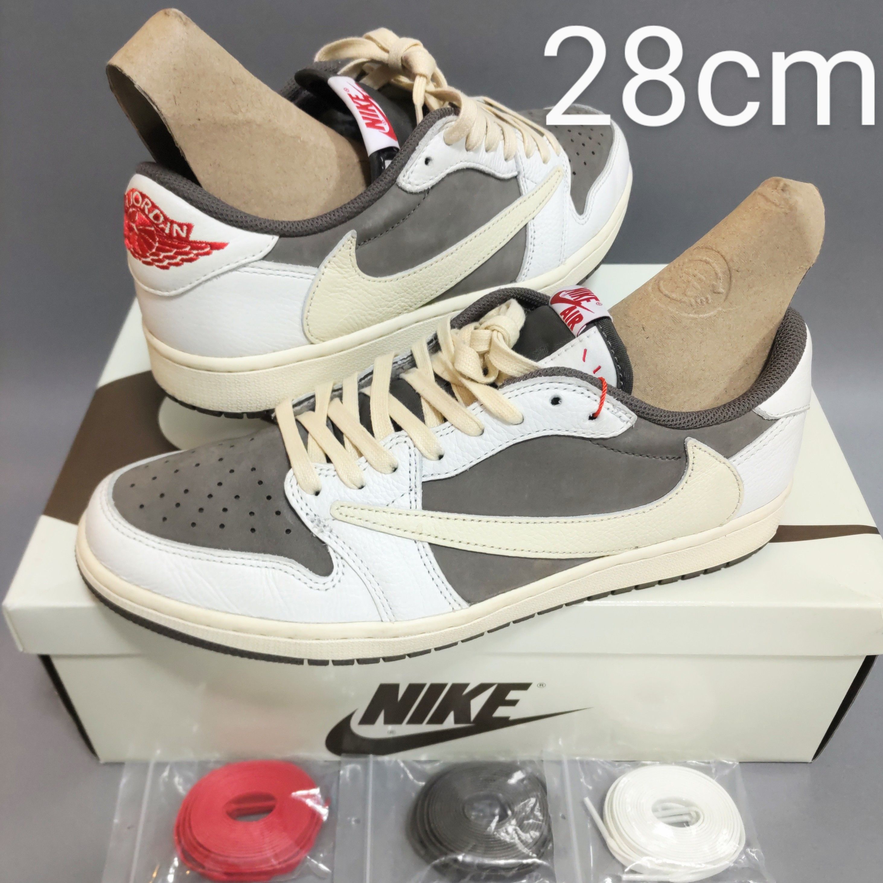 Travis Scott × Nike Air Jordan 1 Low OG SP "Reverse Mocha/Sail and Ridgerock"