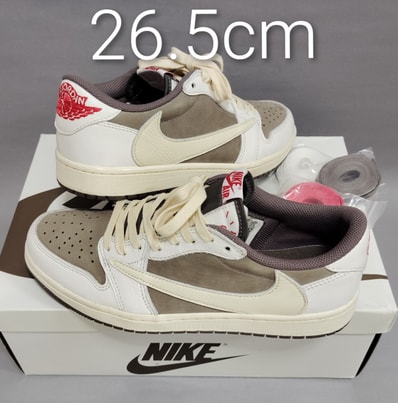 Travis Scott × Nike Air Jordan 1 Low OG SP "Reverse Mocha/Sail and Ridgerock"