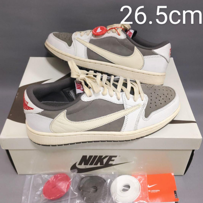 Travis Scott × Nike Air Jordan 1 Low OG SP "Reverse Mocha/Sail and Ridgerock"