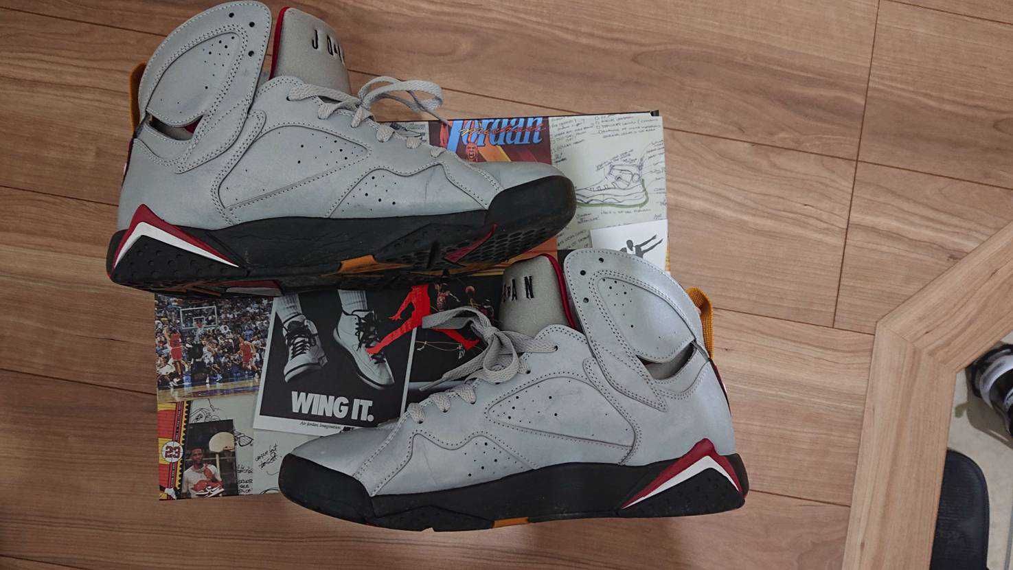 NIKE AIR JORDAN 7 REFLECTIVE CARDINAL