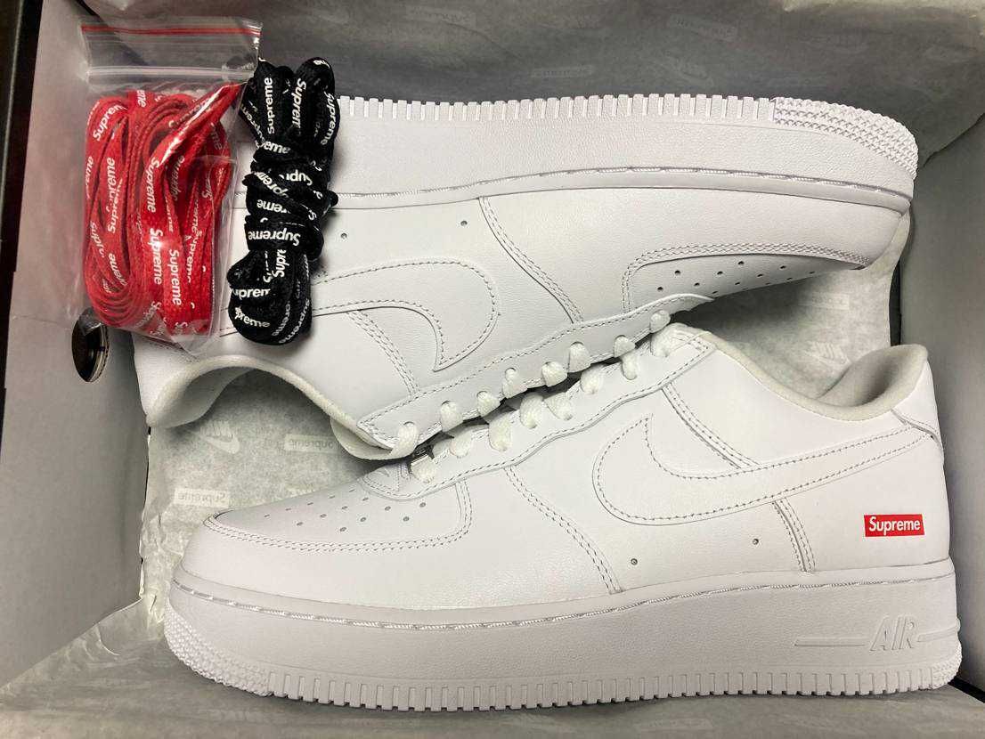 Supreme × Nike Air Force 1 Low "White"