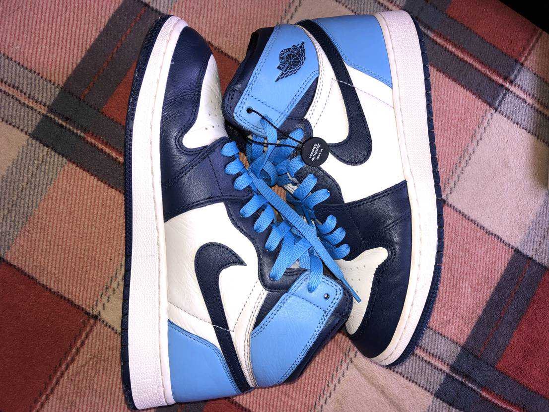 Nike GS Air Jordan 1 Retro High "Obsidian/University Blue"