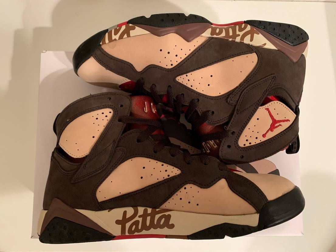 Patta × Nike Air Jordan 7 OG "Brown"