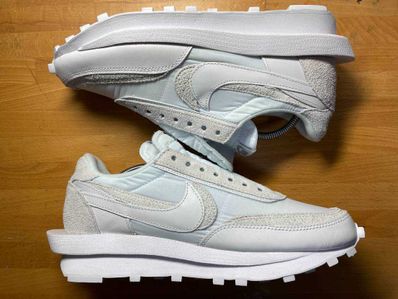 sacai × Nike LDV Waffle "Triple White"