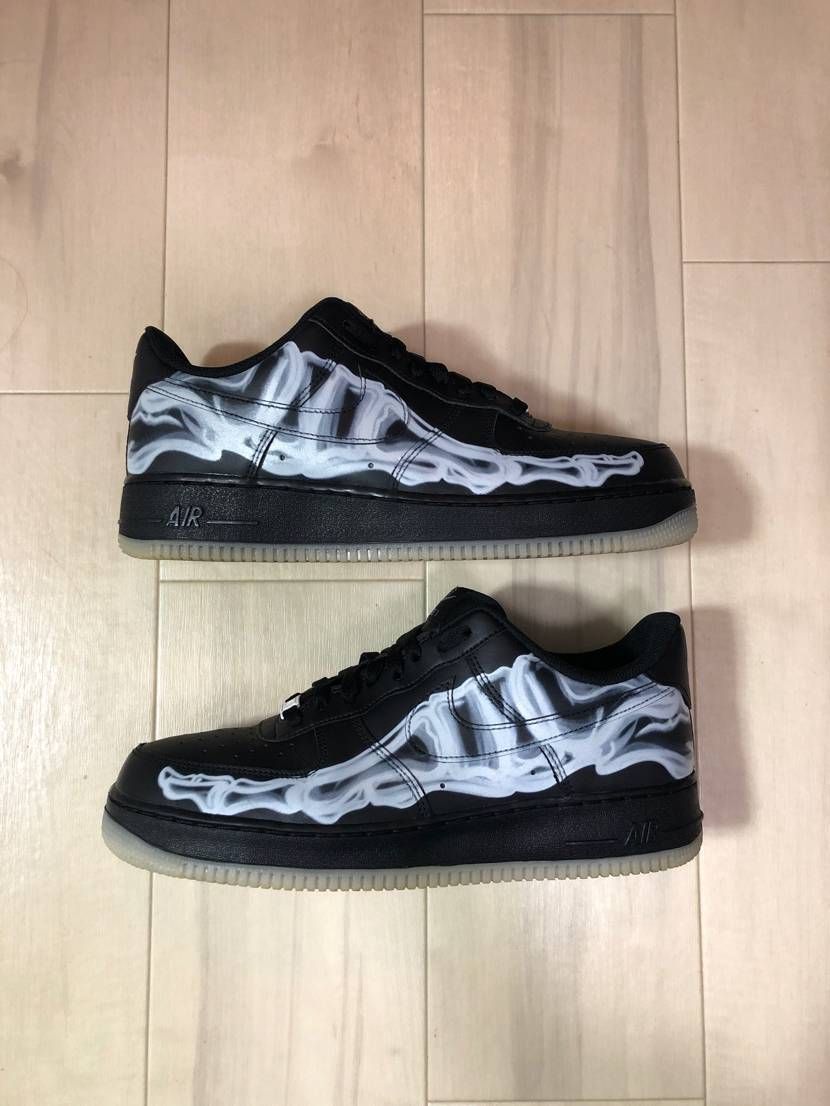 Nike Air Force 1 Low "Black Skeleton"